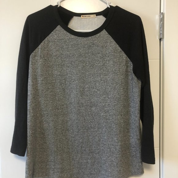 Marine Layer Colorblock Raglan Sleeve Baseball T-Shirt (Women's M) - Picture 2 of 4